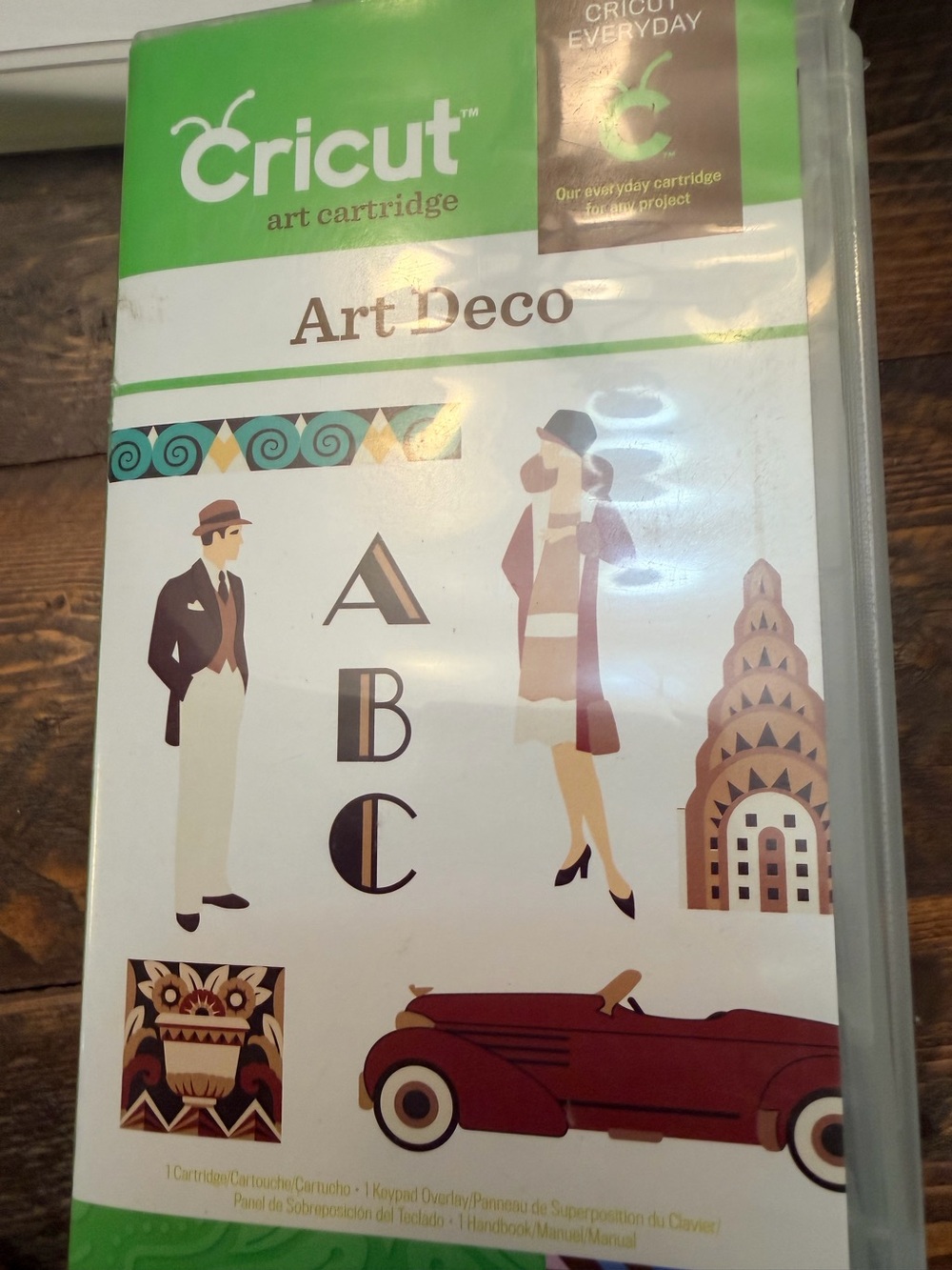Cricut Legacy Cartridge Lot of 6 - Winter Woodland, Art Deco, & More scrapbook